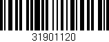 Código de barras (EAN, GTIN, SKU, ISBN): '31901120'