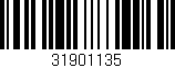 Código de barras (EAN, GTIN, SKU, ISBN): '31901135'