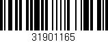 Código de barras (EAN, GTIN, SKU, ISBN): '31901165'