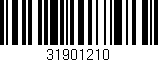 Código de barras (EAN, GTIN, SKU, ISBN): '31901210'