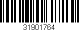 Código de barras (EAN, GTIN, SKU, ISBN): '31901764'