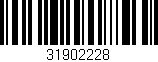 Código de barras (EAN, GTIN, SKU, ISBN): '31902228'