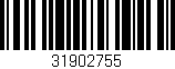 Código de barras (EAN, GTIN, SKU, ISBN): '31902755'