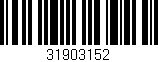 Código de barras (EAN, GTIN, SKU, ISBN): '31903152'