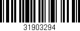Código de barras (EAN, GTIN, SKU, ISBN): '31903294'