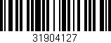Código de barras (EAN, GTIN, SKU, ISBN): '31904127'