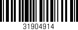 Código de barras (EAN, GTIN, SKU, ISBN): '31904914'