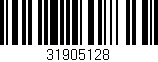 Código de barras (EAN, GTIN, SKU, ISBN): '31905128'