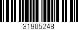 Código de barras (EAN, GTIN, SKU, ISBN): '31905248'