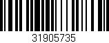 Código de barras (EAN, GTIN, SKU, ISBN): '31905735'