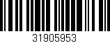 Código de barras (EAN, GTIN, SKU, ISBN): '31905953'