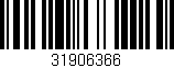 Código de barras (EAN, GTIN, SKU, ISBN): '31906366'