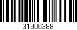 Código de barras (EAN, GTIN, SKU, ISBN): '31906388'
