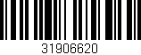 Código de barras (EAN, GTIN, SKU, ISBN): '31906620'