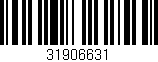 Código de barras (EAN, GTIN, SKU, ISBN): '31906631'