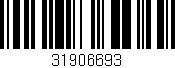 Código de barras (EAN, GTIN, SKU, ISBN): '31906693'
