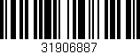 Código de barras (EAN, GTIN, SKU, ISBN): '31906887'
