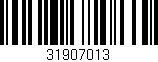 Código de barras (EAN, GTIN, SKU, ISBN): '31907013'