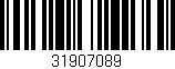 Código de barras (EAN, GTIN, SKU, ISBN): '31907089'