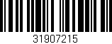 Código de barras (EAN, GTIN, SKU, ISBN): '31907215'