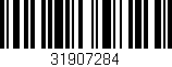 Código de barras (EAN, GTIN, SKU, ISBN): '31907284'