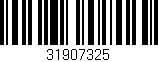 Código de barras (EAN, GTIN, SKU, ISBN): '31907325'
