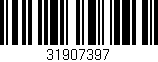 Código de barras (EAN, GTIN, SKU, ISBN): '31907397'