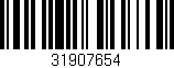 Código de barras (EAN, GTIN, SKU, ISBN): '31907654'