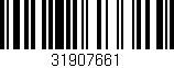 Código de barras (EAN, GTIN, SKU, ISBN): '31907661'
