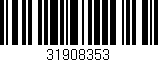 Código de barras (EAN, GTIN, SKU, ISBN): '31908353'