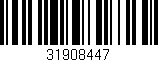 Código de barras (EAN, GTIN, SKU, ISBN): '31908447'