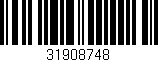 Código de barras (EAN, GTIN, SKU, ISBN): '31908748'