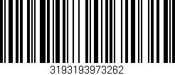 Código de barras (EAN, GTIN, SKU, ISBN): '3193193973262'
