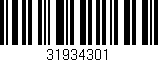 Código de barras (EAN, GTIN, SKU, ISBN): '31934301'