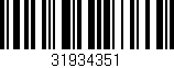 Código de barras (EAN, GTIN, SKU, ISBN): '31934351'