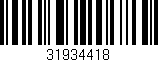 Código de barras (EAN, GTIN, SKU, ISBN): '31934418'