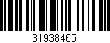 Código de barras (EAN, GTIN, SKU, ISBN): '31938465'