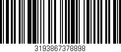 Código de barras (EAN, GTIN, SKU, ISBN): '3193867378898'