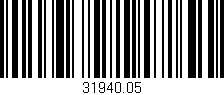 Código de barras (EAN, GTIN, SKU, ISBN): '31940.05'