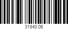 Código de barras (EAN, GTIN, SKU, ISBN): '31940.06'