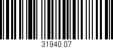 Código de barras (EAN, GTIN, SKU, ISBN): '31940.07'