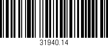 Código de barras (EAN, GTIN, SKU, ISBN): '31940.14'