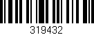 Código de barras (EAN, GTIN, SKU, ISBN): '319432'