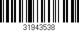 Código de barras (EAN, GTIN, SKU, ISBN): '31943538'