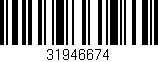 Código de barras (EAN, GTIN, SKU, ISBN): '31946674'