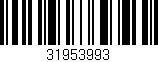 Código de barras (EAN, GTIN, SKU, ISBN): '31953993'