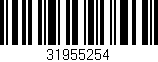 Código de barras (EAN, GTIN, SKU, ISBN): '31955254'