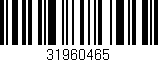 Código de barras (EAN, GTIN, SKU, ISBN): '31960465'