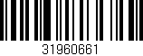 Código de barras (EAN, GTIN, SKU, ISBN): '31960661'