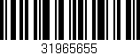 Código de barras (EAN, GTIN, SKU, ISBN): '31965655'
